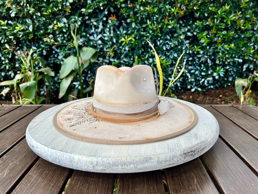 Ivory Wildflowers | Flat Brim